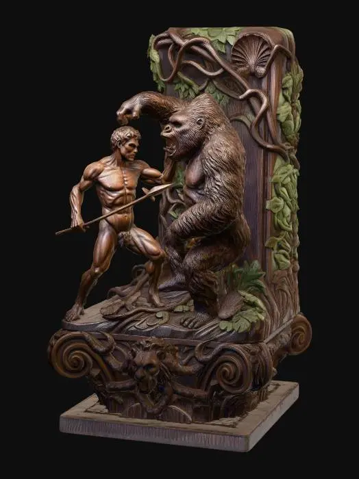 3D model for Warrior and Beast