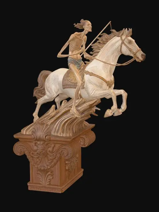 3D model for Skinnyman on Horseback