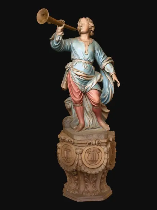 3D model for The Ancient Trumpeter