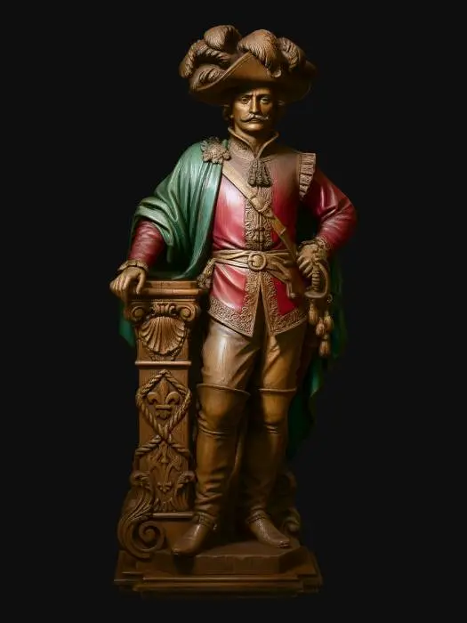 3D model for Plumed Cavalier Statue