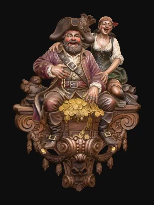 3D model for Pirate Duo Fortune