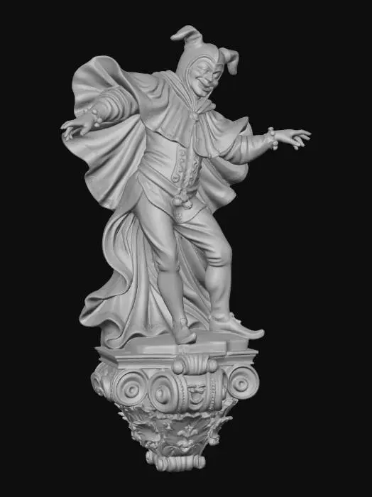 3D model for Harlequin on Pedestal