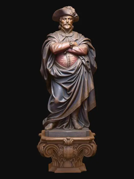 3D model for Conquistador Statue