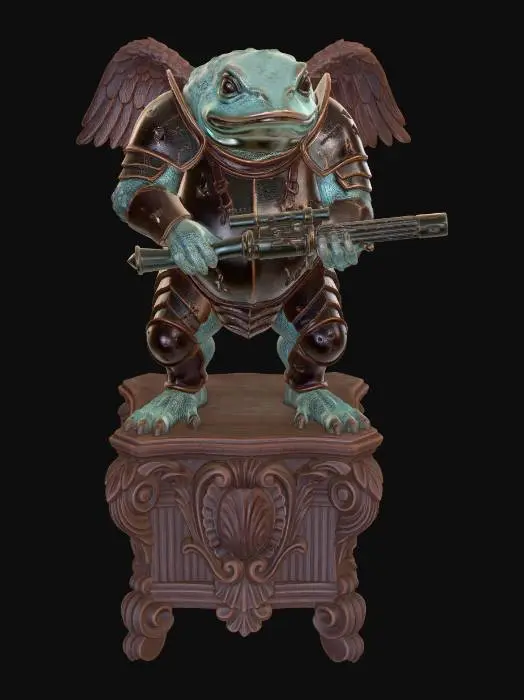 3D model for Winged Amphibian