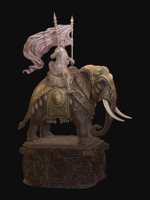 3D model for War Elephant