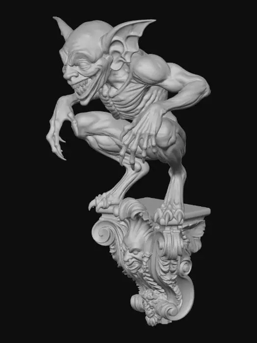 3D model for Gargoyle Guardian 2
