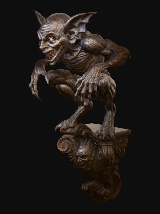 3D model for Gargoyle Guardian 2