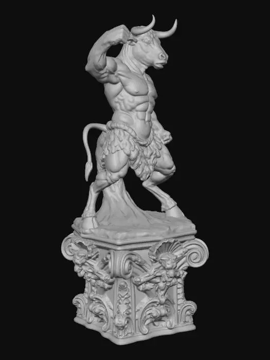 3D model for Triumph of the Minotaur