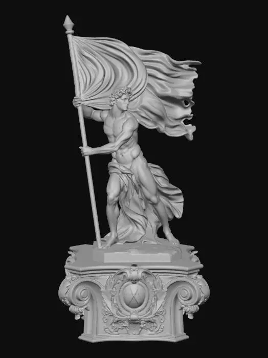 3D model for Flag Bearer