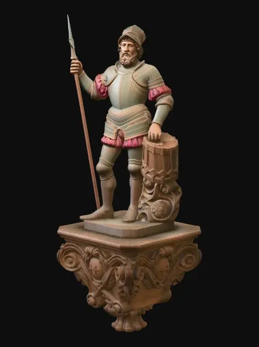 3D model for Drummer Knight