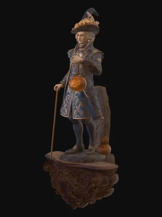 3D model for Pumpkin Lantern Guardian