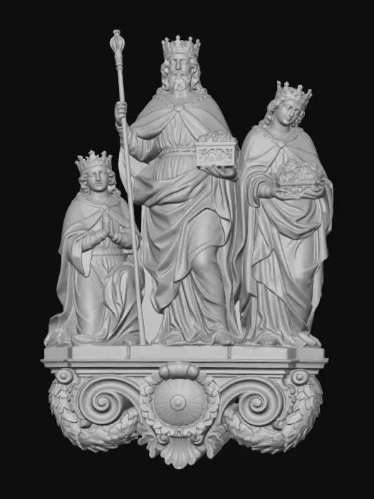 3D model for Three Wise Men with Gifts