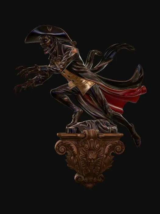 3D model for Leaping Pirate