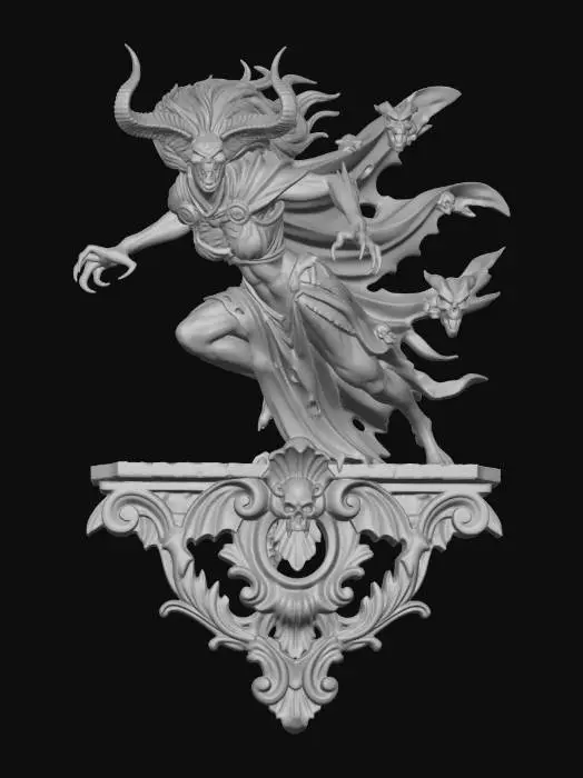 3D model for Crimson Harbinger