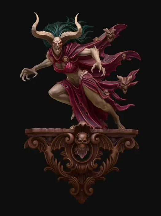 3D model for Crimson Harbinger