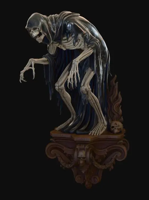 3D model for Grim Wraith on a Plinth