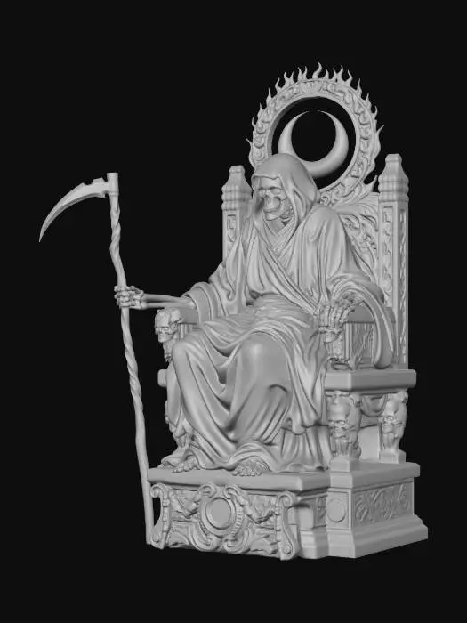 3D model for Crescent Grim Throne