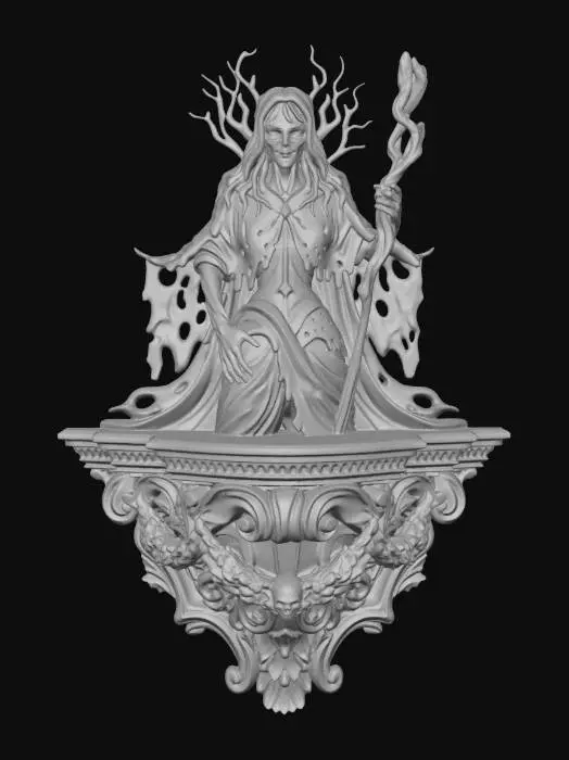 3D model for Forest Lich