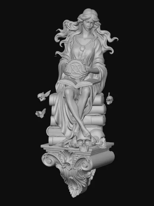 3D model for Arcane Librarian