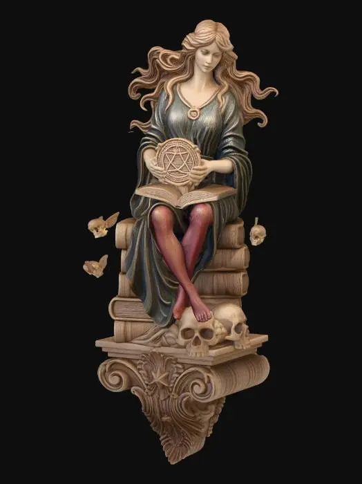 3D model for Arcane Librarian