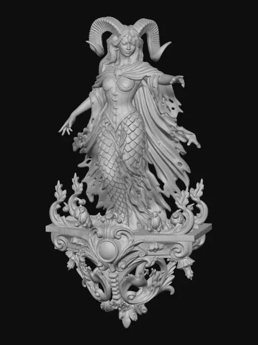 3D model for Horned Enchantress