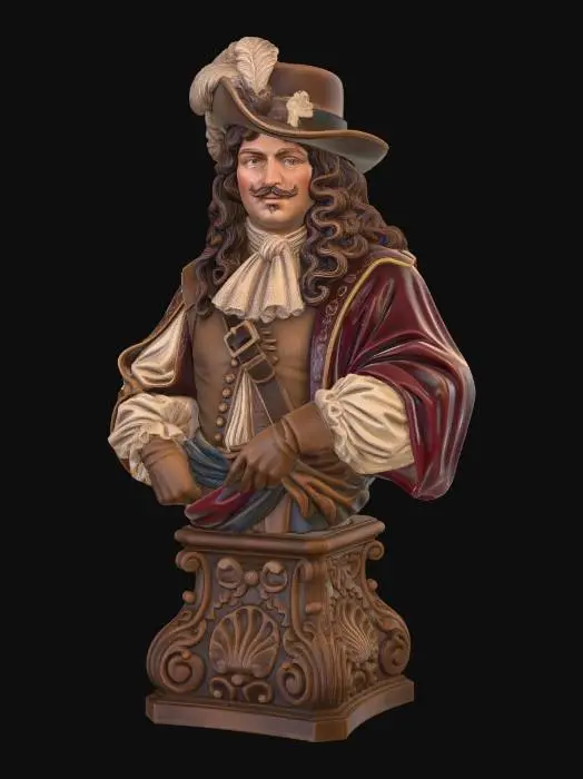 3D model for Dashing Musketeer