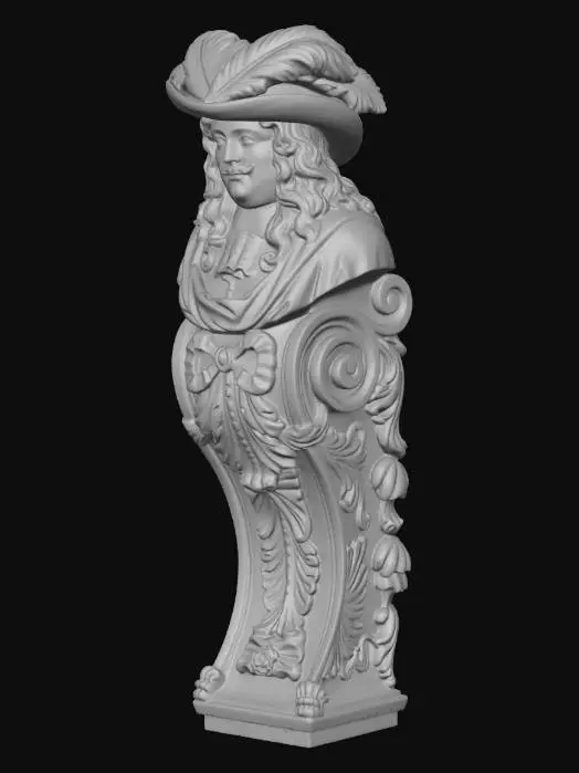 3D model for Cavalier Bust