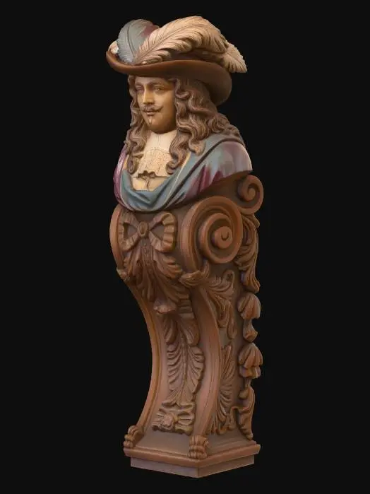 3D model for Cavalier Bust