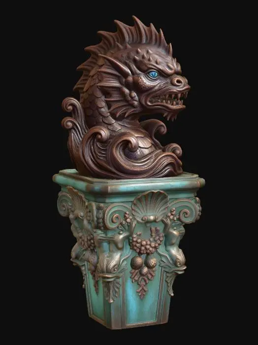 3D model for Abyssal Leviathan