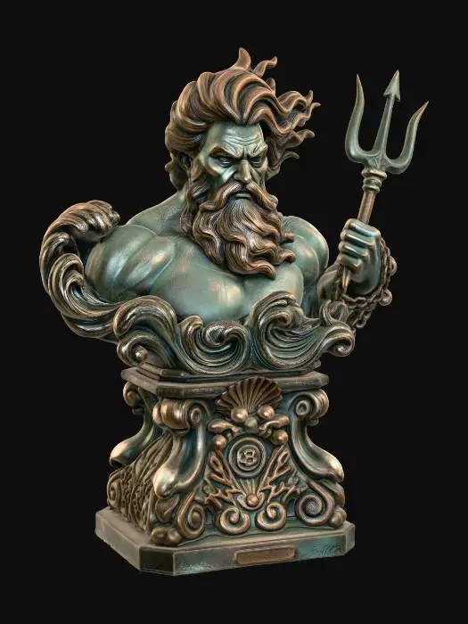 3D model for Poseidons Trident