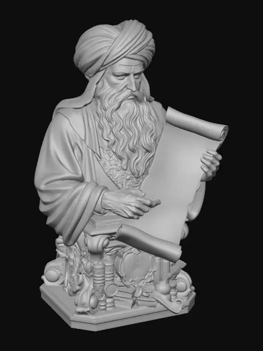 3D model for Scribe of the Scrolls