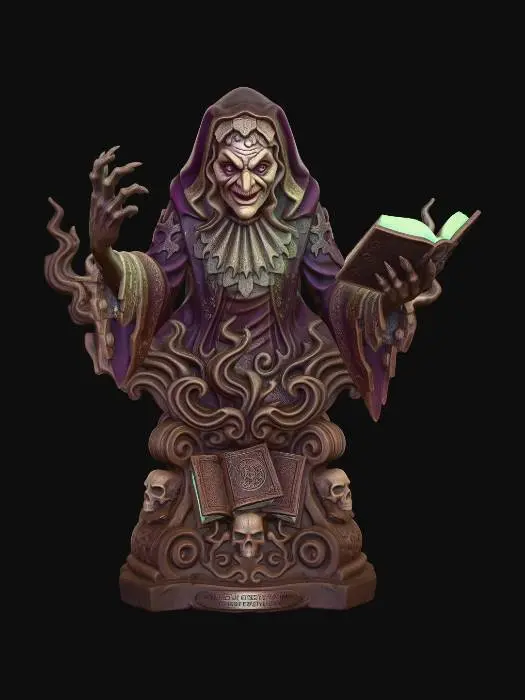 3D model for Lich Librarian