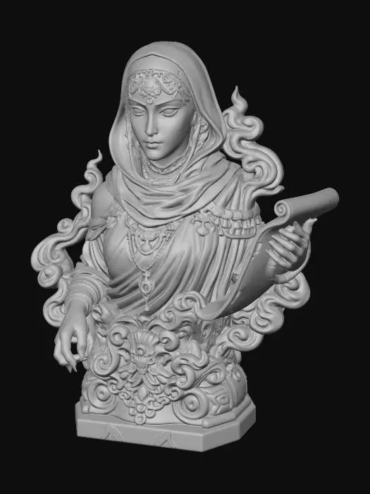 3D model for The Magical Smoke Princess