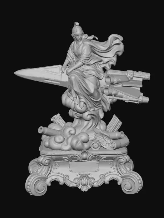 3D model for Athena on a Skyrocket