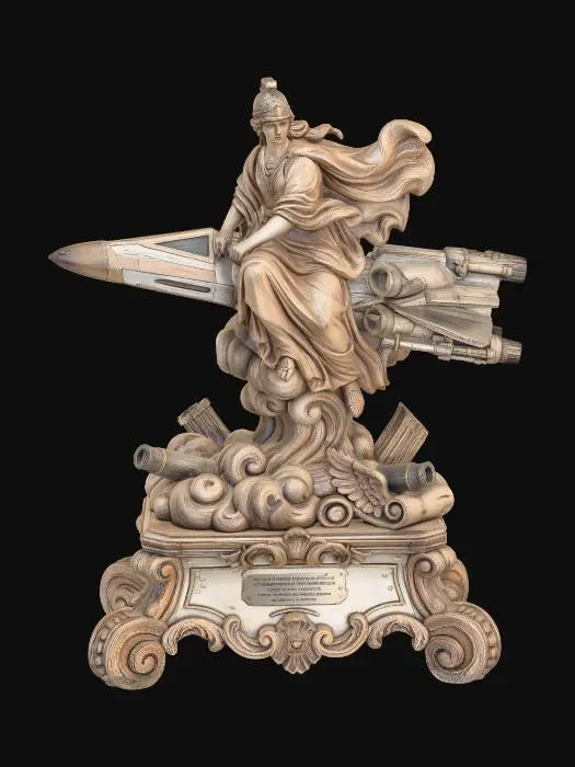 3D model for Athena on a Skyrocket