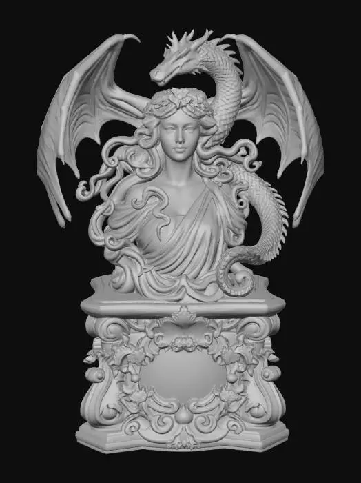 3D model for Muse and Dragon