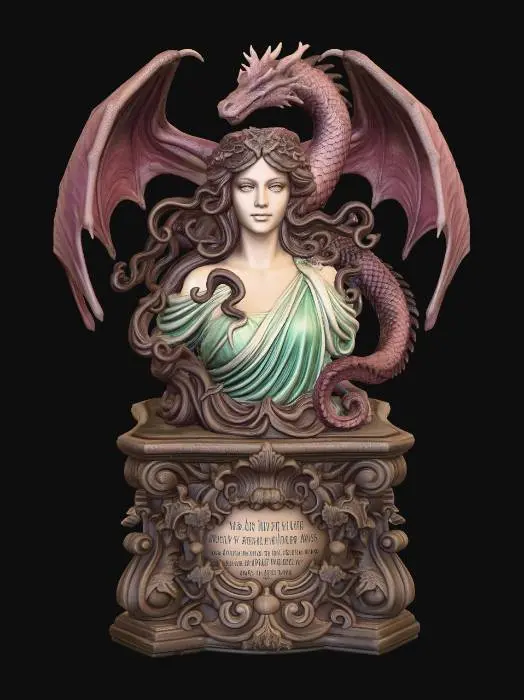 3D model for Muse and Dragon