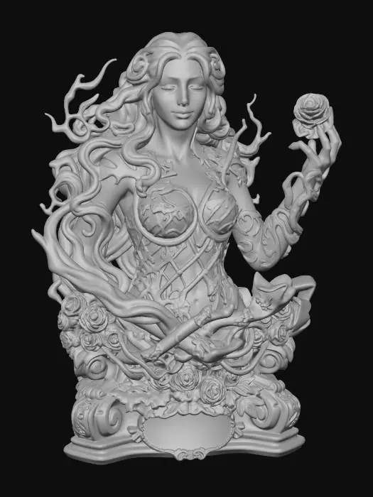 3D model for Poison Ivy