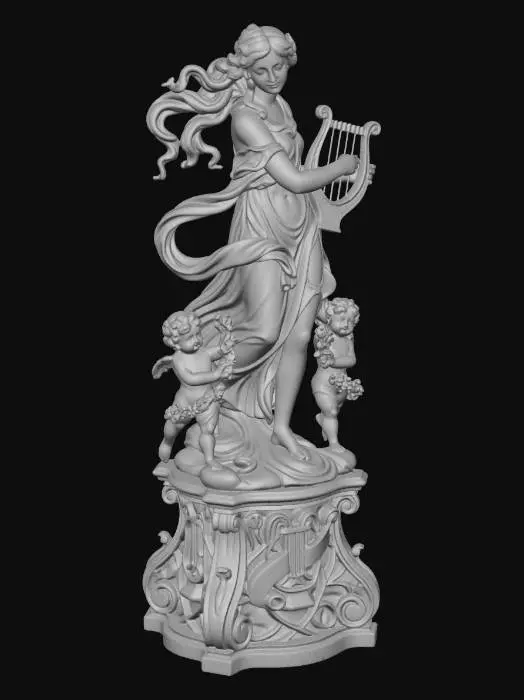 3D model for Muse of the Lyre