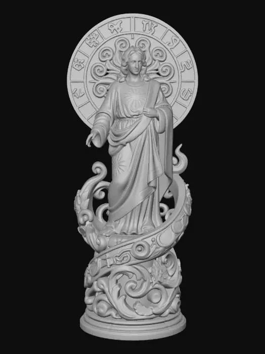 3D model for Christ of the Zodiac