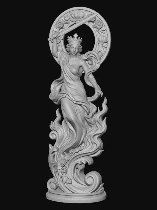 3D model for Ember Queen