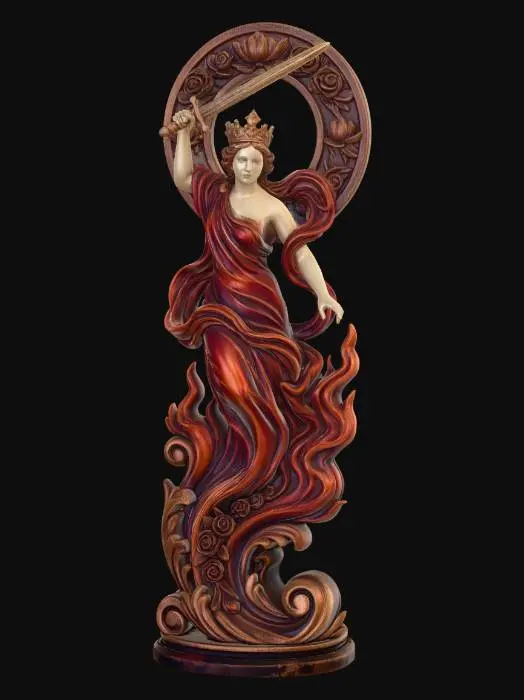 3D model for Ember Queen