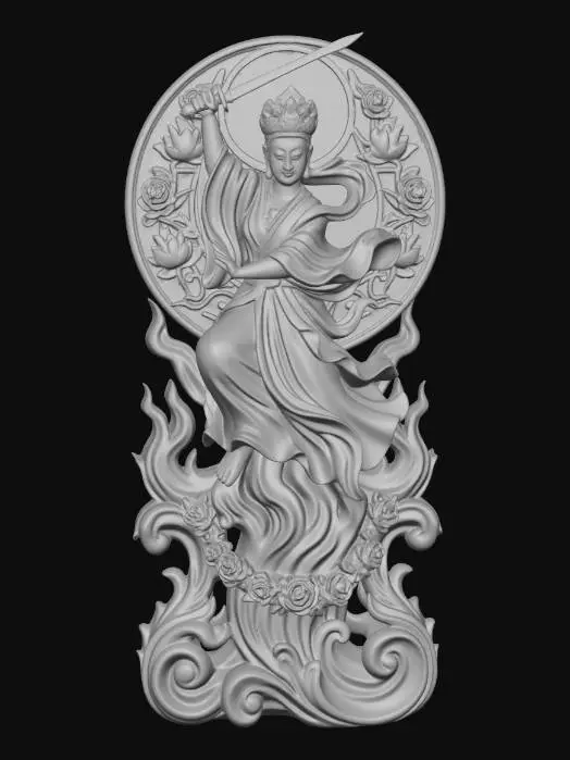 3D model for Flamebound Queen