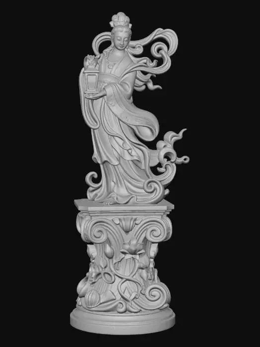 3D model for Guanyin with Lantern