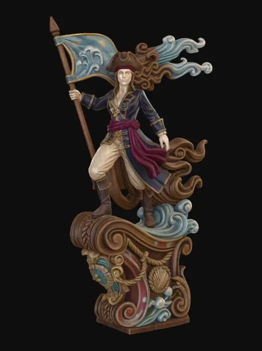 3D model for Captain of the Tempest