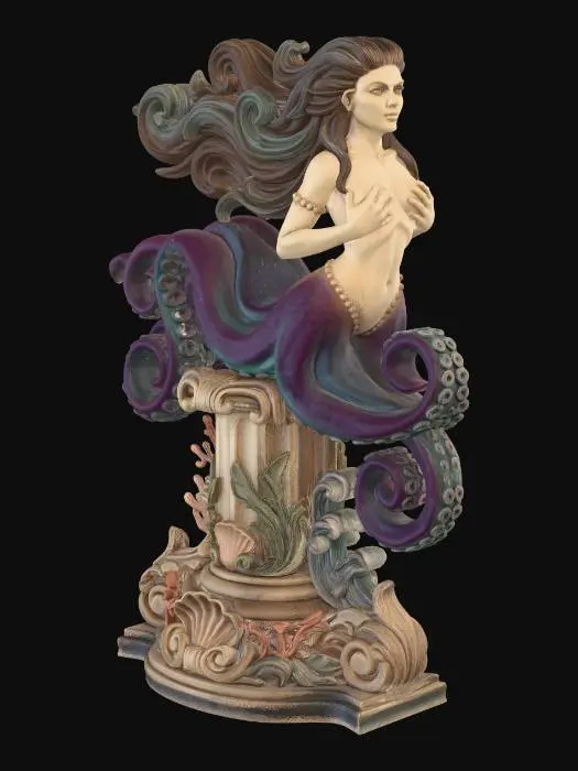 3D model for Siren of the Coral Pillar