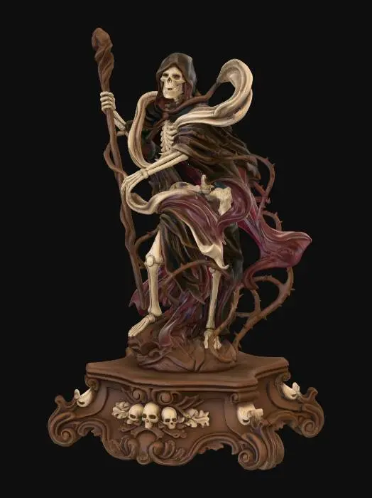 3D model for Necromancer Statue