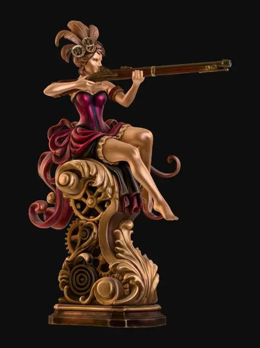 3D model for Clockwork Huntress