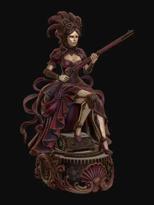 3D model for Clockwork Empress