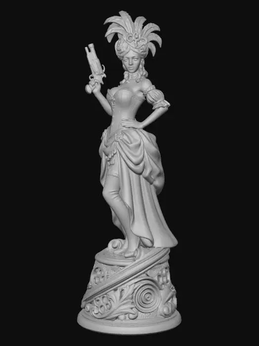 3D model for Clockwork Belle